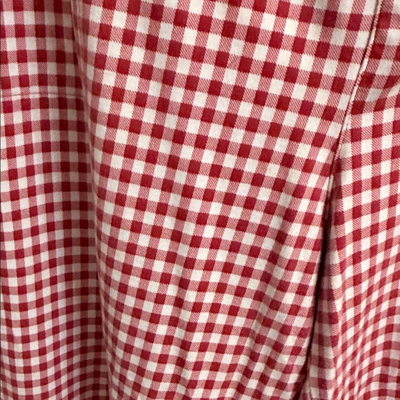 Susan Graver Red and White Checkered Women's Chinos - Picture 6 of 9